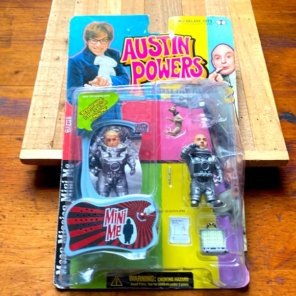 AUSTIN POWERS 1999 Moon Mission Dr Evil & Mini Me Lot Of (2) Action Figure Sets - Picture 3 of 10